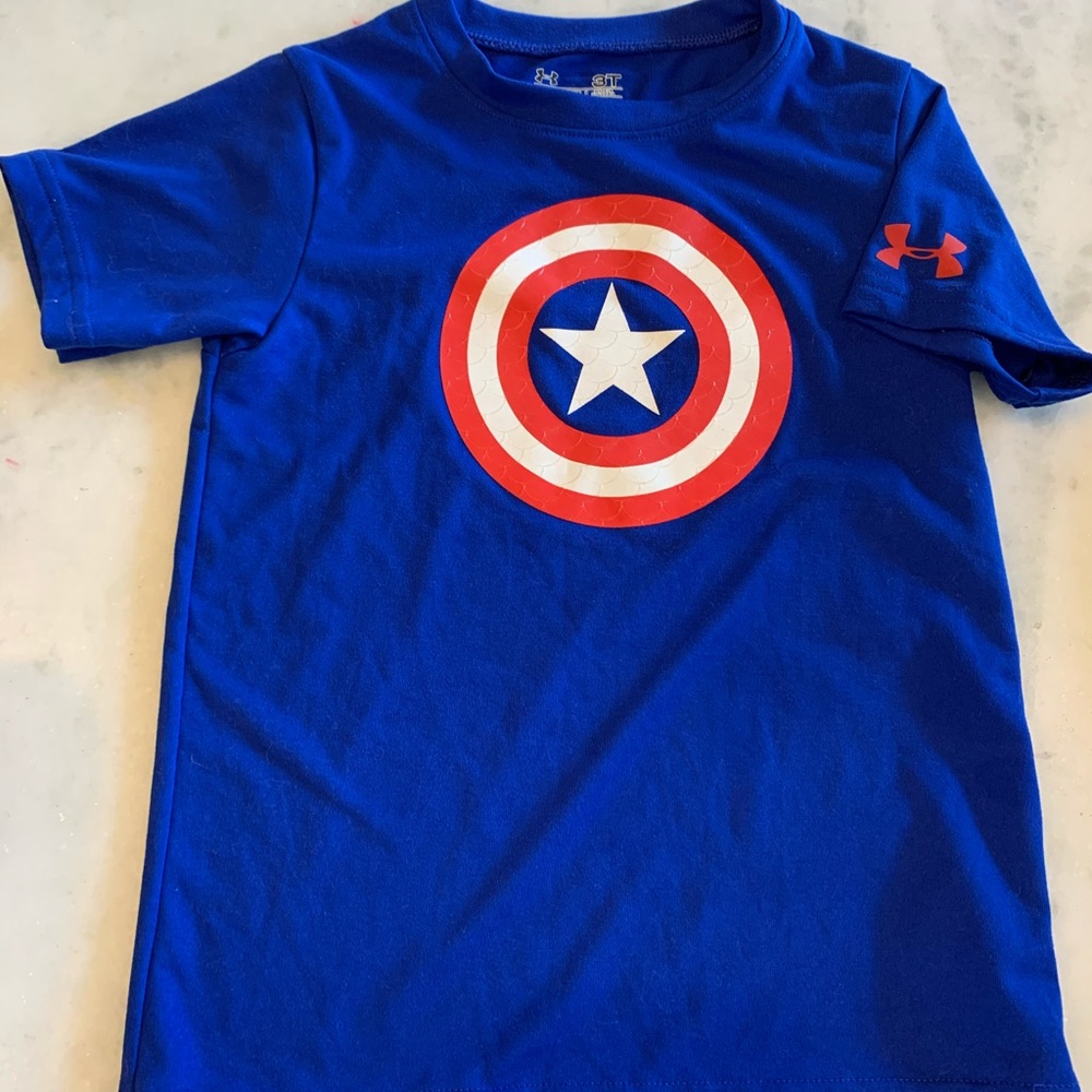 Under Armour Captain America Shirt.